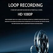 abordables DVR pour voiture-A10 1080p Nouveau design / Full HD / HD DVR de voiture 170 Degrés Grand angle 4 pouce IPS Dash Cam avec Vision nocturne / G-Sensor / Surveillance du stationnement Enregistreur de voiture
