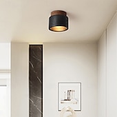 cheap Ceiling Lights-LED Ceiling Lights Warm White 1-Light Japanese Wabi Sabi Hotel Lobby Corridor Close to Ceiling Lighting Creative Restaurant Room Balcony Ceiling Lamp Fixtures 100-265V