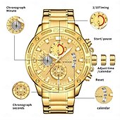 Χαμηλού Κόστους Ρολόγια Quartz-wwoor ανδρικό ρολόι χαλαζία υπαίθριο αθλητικό ρολόι χειρός φωτεινό ημερολόγιο αδιάβροχο διακοσμητικό ρολόι από χάλυβα