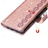 cheap iPhone Cases-Phone Case For iPhone 16 Pro Max Plus iPhone 15 Pro Max Plus iPhone 14 13 12 11 Pro Max Plus Mini SE Wallet Case with Stand Holder Magnetic Zipper Retro TPU PU Leather