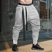 cheap Sweatpants-Men&#039;s Sweatpants Joggers Trousers Casual Pants Waffle Pants Drawstring Elastic Waist Plain Comfort Soft Full Length Sports Outdoor Daily Fashion Streetwear Black Blue