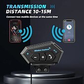 お買い得  バイク用ヘルメットのヘッドセット-オートバイヘルメット Bluetooth ヘッドセット ワイヤレス ライディング ミュージック ヘッドセット 防水 ノイズ低減