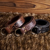 preiswerte Herren-Gürtel-Herren Gürtel Hüftgurt Schwarz Braun PU Aleación Retro Einstellbar Totenkopf Motiv Kürbis Halloween Täglich