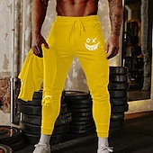 economico Pantaloni da Corsa &amp; Collant-Per uomo Pantaloni da jogger Pantaloni della tuta Pantaloni sportivi Pantaloni da palestra Tasche A cordoncino Cinturino elastico Pantalone / Sovrapantaloni Esterno Sportivo Al coperto Autunno