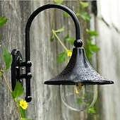 baratos luzes de parede ao ar livre-luz de parede externa led fonte de luz de 3 cores 1 luz à prova d&#039;água ip55 elegância lanterna de alumínio à prova de chuva lâmpada de parede luz de rua luz de quintal de parede de villa 110-240v