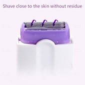 abordables Rasage et épilation-Kit d&#039;épilation professionnel indolore laser tactile épilateur usb rechargeable femmes corps visage jambe bikini main rasoir épilateur