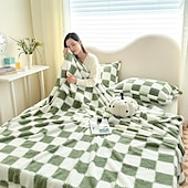 abordables Couvertures de lit-Couverture de lit en velours de coton avec motif panda - ultra douce et confortable pour un confort en toute saison - imprimé panda adorable et fantaisiste - parfait pour ajouter une touche de fun à votre chambre
