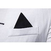 economico Blazer Classici da Uomo-Per uomo Giubbotto Giacca Matrimonio Attività commerciale Tenere al caldo Tasche Autunno Inverno Tinta unica Color Block Lavoro Informale Colletto alla coreana Standard Standard Nero Bianco Rosso Blu