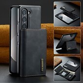 tanie Etui do telefonów Samsung-telefon Kılıf Na Samsung Galaxy Złóż 7 Złóż 6 Z Fold 5 Z Fold 4 Z Fold 3 Osłona tylna Z podpórką Magnetyczne Gniazdo karty Retro TPU PC Skóra PU