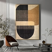 preiswerte Landschaftsgemälde-großes abstraktes Gemälde handgemachtes abstraktes Ölgemälde handgemalt beige Gemälde handgemachtes braunes Wabi Sabi Kunstwerk Ölgemälde handgemalt strukturiertes Ölgemälde beige Ölgemälde modernes