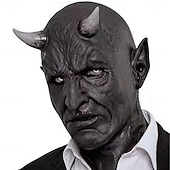 olcso kiegészítők-Ördög Démon Maszk Halloween Kellékek Felnőttek Férfiak Nők Ijesztő Jelmez Halloween Karnevál Könnyű Karneváli Jelmez a Walpurgis Éjszakájára