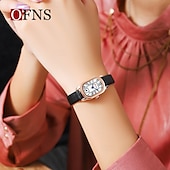 economico Orologi al quarzo-ofns marca donna orologio al quarzo moda casual orologio da polso impermeabile tempo mondiale decorazione orologio in acciaio inossidabile