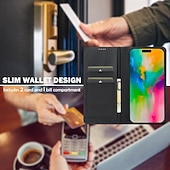 levne Pouzdra pro iPhone-telefon Carcasă Pro iPhone 16 Pro Max Plus iPhone 15 Pro Max Plus iPhone 14 13 12 11 Pro Max Plus Mini SE Zadní kryt Pouzdro na peněženku se stojánkem Slot pro kartu Nárazuvzdorné Retro TPU PU kůže