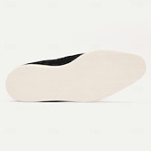 cheap Premium Leather Boots-Men&#039;s Black Sanded Genuine Leather Chelsea Boots with White Sole - Stylish and Comfortable for Casual and Formal Wear