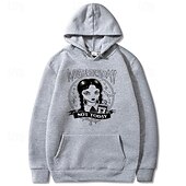 levne Kreslená a filmová postava-Středa Addams Addamsova rodina středa Kapuce Animák Manga Anime Přední kapsa Grafika Pro Pro páry Pánské Dámské Dospělé Horká ražba