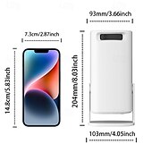 voordelige Projectoren-Fabrieksverkoop P30MAX LCD Projector Mini handheld zakformaat draagbaar Videoprojector voor thuisbioscoop 1080P (1920x1080) 150 lm Android Compatibel met: HDMI USB