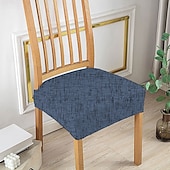 levne Potah na jídelní židli-potah sedáku kuchyňské židle polyesterové potahy s geometrickým potiskem