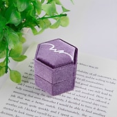 voordelige Aangepaste prints en geschenken-Bruiloft / Festival Stof Ring Dozen Mode / Bruiloft - 1 pcs