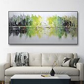 cheap Landscape Paintings-Mintura Handmade Texture Landscape Oil Paintings On Canvas Wall Art Decoration Modern Abstract Picture For Home Decor Rolled Frameless Unstretched Painting