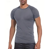 economico T-shirt e Canottiere da Corsa-Per uomo Maglia a compressione Maglia atletica Maglietta da Palestra Maglietta Fitness Manica Corta Maglietta Casuale Athleisure Grafico Asciugatura Rapida Alta elasticità Compressione Traspirante