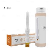 baratos Utensílios dermatológicos-40 pinos drs derma stamp 0,5 mm / 1,5 mm titânio aço microagulhamento cuidados com a pele para pequenas áreas