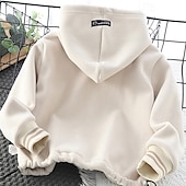 voordelige Bovenkleding-Jongens 3D Brief Trui met capuchon Jas Overkleding Lange mouw Herfst Winter Streetwear Sport Basic Kinderen 4-8 jaar Vakantie Urheilu Dagelijks Normale pasvorm