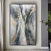 preiswerte Stillleben-Gemälde-handgefertigte abstrakte Goldgemälde auf Leinwand reichhaltiges handgemaltes strukturiertes Acrylgemälde moderne Wandkunst Ölgemälde handgemaltes Kunstwerk Gemälde für Wohnzimmer Schlafzimmer