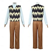cheap Men&#039;s Costumes-Charlie and the Chocolate Factory Wonka Willy Wonka Cosplay Costume Outfits Cosplay Movie Cosplay for Men&#039;s Boys Kid&#039;s Adults&#039; Carnival Masquerade Event / Party Masquerade