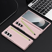 お買い得  サムスン用ケース-電話 ケース 用途 サムスンのギャラクシー Zフォールド7 Zフォールド6 Z Fold 5 Z Fold 4 Z Fold 3 バックカバー とスクリーンプロテクター Sペンで 耐衝撃 鎧 PC