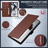 cheap Samsung Cases-Phone Case For Samsung Galaxy S24 S23 S22 S21 Ultra Plus A55 A35 A25 A15 5G A54 A34 A14 A53 A52 S20 FE S25 Ultra Back Cover Wallet Case with Stand Holder Magnetic Card Slot Retro TPU PU Leather