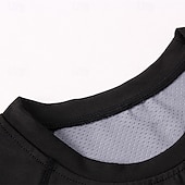 baratos Camisetas e Regatas de Corrida-Homens Camisetas Compressão Camisa Atlético camisa de ginástica Camisa Fitness Patchwork Manga Longa Camiseta Casual Roupa Esportiva Outono Respirável Secagem Rápida Alta elasticidade Treino de