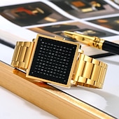 cheap Digital Watches-SKMEI Men Digital Watch Fashion Casual Wristwatch Calendar Waterproof Decoration Steel Leather Watch