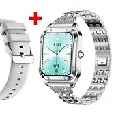 Χαμηλού Κόστους Smartwatch-696 I98 Εξυπνο ρολόι 1.58 inch Έξυπνο ρολόι Bluetooth Βηματόμετρο Υπενθύμιση Κλήσης Συσκευή Παρακολούθησης Καρδιακού Παλμού Συμβατό με Android iOS Γυναικεία Άντρες Κλήσεις Hands-Free