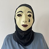 preiswerte Masken-Ein Spuk in Venedig Geist Maske Voller Kopf Erwachsene Herren Damen Gruseliges Kostüm Leistung Party Halloween Karneval Einfaches Karnevalskostüm