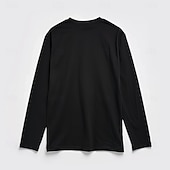 halpa Miesten Elite T-paidat &amp; Tank-Miesten T-paita Pitkähihainen Henley Syksy Yhtenäinen väri Päivittäin Urheilu ja ulkoilu Napit Crewneck ulko- Lahja Kausaliteetti Musta Harmaa Top T-paita miehille