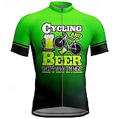 levne Pánské dresy-Pánské Cyklodres Krátký rukáv Kolo Tričko Dres se 3 zadními kapsami Horská cyklistika Prodyšné Rychleschnoucí Anatomický design Odvod Červená Modrá Fialová Spád Sportovní Oblečení
