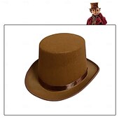 cheap Men&#039;s Costumes-Charlie and the Chocolate Factory Wonka Willy Wonka Cosplay Costume Outfits Cosplay Movie Cosplay for Men&#039;s Boys Kid&#039;s Adults&#039; Carnival Masquerade Event / Party Masquerade