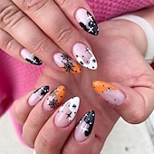 baratos Acessórios-1conjunto Resina Clássico Melhor qualidade Criativo Moda dia das Bruxas Festa / Noite Festival Unhas postiças para Unha de Dedo