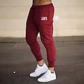 tanie męskie spodnie aktywne-Męskie Spodnie Joggers Jogger Spodnie dresowe Spodnie sportowe Spodnie do ćwiczeń Kieszeń Ściągana na sznurek Elastyczny pas Spodnie Na zewnątrz Sport i turystyka Obuwie sportowe Jesień Oddychający
