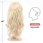baratos Perucas Históricas-Perucas mullet dos anos 80 e 90, perucas de corte pixie com franja para mulheres negras, peruca de lobo, perucas sintéticas longas e onduladas com franja, peruca mullet para mulheres, peruca longa de