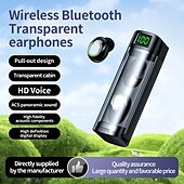 tanie Słuchawki telefoniczne i biznesowe-QB60 Zestaw słuchawkowy do prowadzenia telefonu bez użycia rąk Douszny Bluetooth 5.3 Głęboki bas Automatyczne parowanie na Apple Samsung Huawei Xiaomi MI Trening w siłowni Kemping i turystyka Trekking