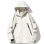 halpa Softshell-, fleece- ja vaellustakit-Miesten Softshell-takki Vaellustakki ulko- Tuulenkestävä Tuulitakki takki Matkailu Musta Valkoinen Armeijan vihreä Purppura Vihreä