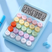 cheap Office Supplies-Desktop Calculator Standard Function Desktop Calculator Portable Small Office Scientific Calculators Kids Calculator with Large Display &amp; Buttons for Office School