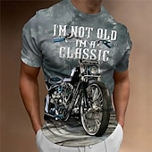 levne Vintage trička-Pánské Grafika Motor Tričko Motocyklové tričko Krátký rukáv tričko 3D tisk Tričkový Košile Vinobraní Módní Designové Venkovní Denní Sport 1 2 3 Jaro léto Oblečení S M L XL 2XL 3XL