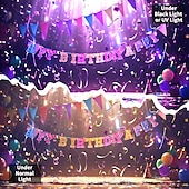 זול שטיחי קיר של Blacklight-blacklight שטיח uv תגובתי זוהר בחושך זוהר מסיבת ניאון רעיונות מסיבת זוהר מקלות מסיבה תלוי שטיח קיר אמנות קיר ציור קיר לחדר שינה בסלון