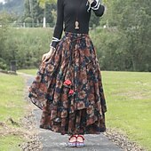 preiswerte Unterteile-Retro Vintage Rock Kostüm Damen Maskerade Alltagstauglich Erwachsene Rock