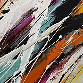 abordables Peintures paysages-Peinture à l&#039;huile colorée 3D faite à la main sur toile, grand couteau à palette texturé abstrait peint à la main, peinture à l&#039;huile boho, art mural personnalisé, œuvre minimaliste contemporaine pour