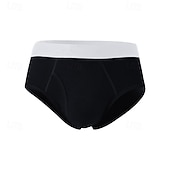 preiswerte Boxershorts für Herren-Herren 3 Pack Unterwäsche Boxer Boxer-Shorts Patchwork Hauptstadt Atmungsaktiv Weich Komfortabel Farbblock Mittlere Hüfthöhe Schwarz+Weiß+Grau Schwarz