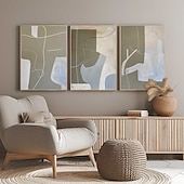 preiswerte Landschaftsgemälde-großes abstraktes graues Gemälde handgemachtes abstraktes Ölgemälde handgemalt beige Gemälde handgemachtes Wabi Sabi Kunstwerk Ölgemälde strukturiertes Ölgemälde beige Ölgemälde modernes Dekor