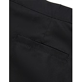 abordables Classique-Homme Shorts Shorts en Lin Robe Short Shorts d&#039;été Fermeture éclair Avec Poches Boutons Uni Confort Doux Extérieur Quotidien Sortir Mode Occasionnel Noir Blanche